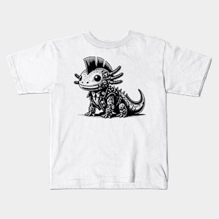 Gothic Punk Axolotl Kids T-Shirt